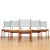 Blue Set of Six Mid Century Danish Teak Dining Chairs For Sale - Image 8 of 11