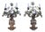 Monumental Signed Maison Bagues France Crystal Floral Bouquet Wall Sconces a - Pair For Sale