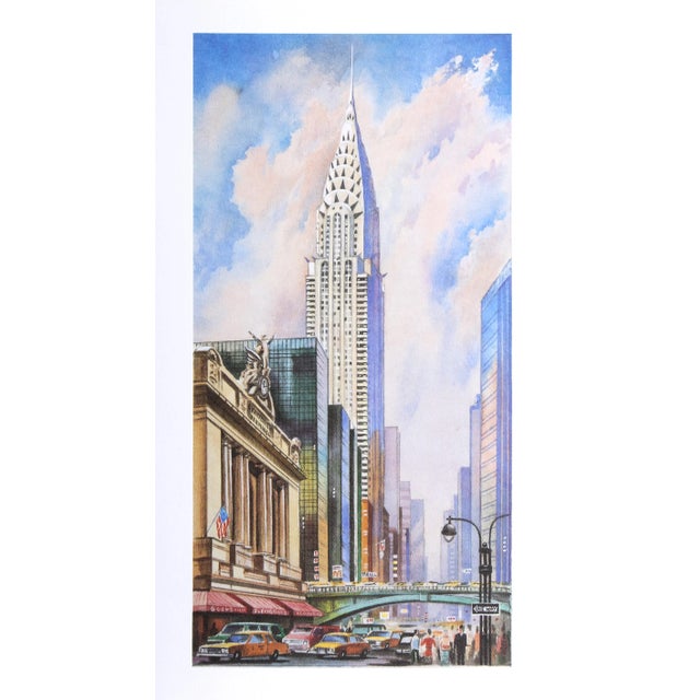 Modern Chrysler Building, Erik Freyman Giclee on Paper For Sale - Image 3 of 3