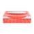Contemporary Sublime Trellis Salmon Acrylic Candy Catchall Dish, Small For Sale - Image 3 of 9