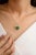 Carved 8.88ctw Emerald Diamond Strawberry Brooch Pin Pendant in 18k Gold For Sale - Image 4 of 12