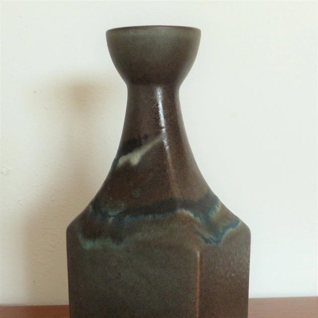 Mid-Century Modern Vintage Ceramic Vase by Glatzle for Karlsruher Majolika For Sale - Image 3 of 4
