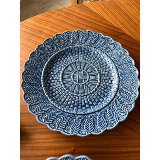 Four beautiful blue Bordallos to add to your collection. This pattern in its raised relief style is truly stunning. A...