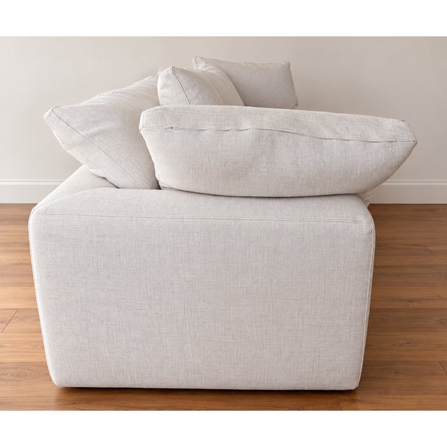 Restoration Hardware Restoration Hardware Cloud Bench-Cushion Sofa For Sale - Image 4 of 6