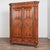 Folk Art 19th-Century Original Red Painted Hungarian Armoire For Sale - Image 3 of 12