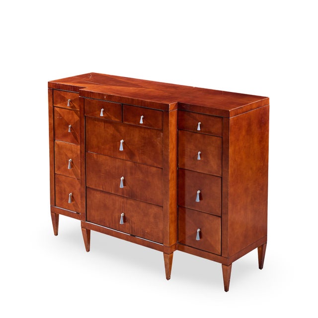 Michael Vanderbyl for Baker Furniture Archetype Mahogany Dresser For Sale - Image 9 of 10