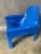 Blue Model 4794 Armchair by Gae Aulenti for Kartell, 1974 For Sale - Image 3 of 8