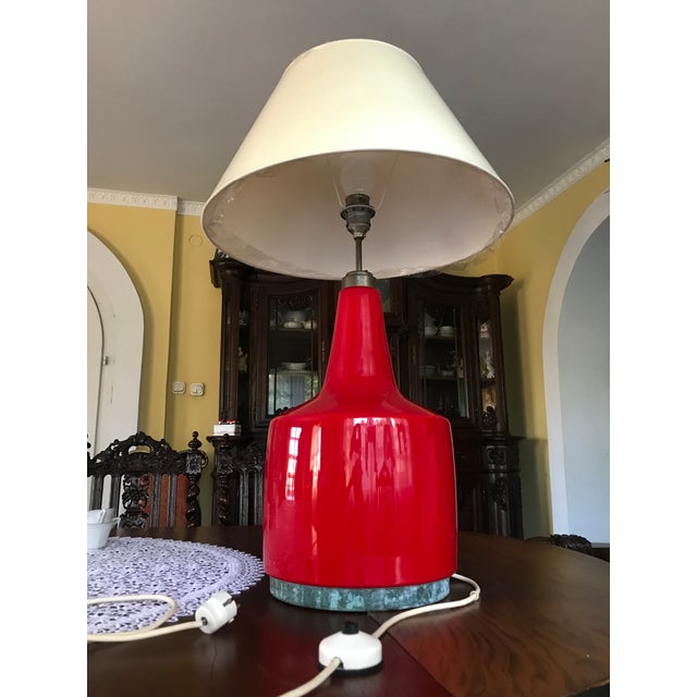 Large Table Lamp in Double-Layered Glass, 1970s For Sale - Image 13 of 18
