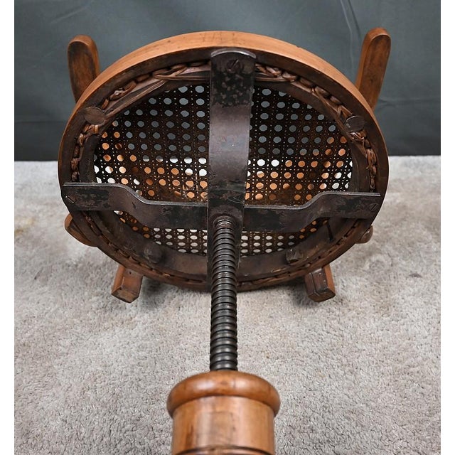 Children's Swivel Chair in Stained Beechwood For Sale - Image 13 of 15