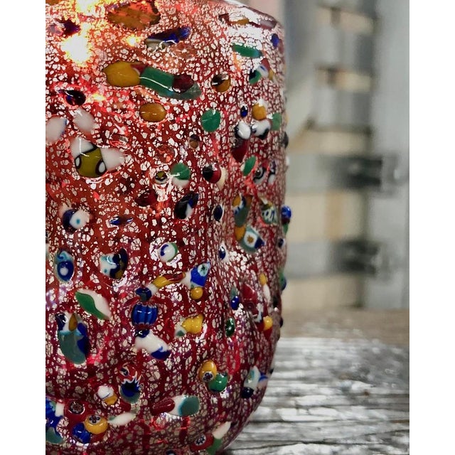 Vintage Italian Murano Glass Water Glasses by Burlesque Verres for Ribes, 2010s, Set of 6 For Sale - Image 9 of 18