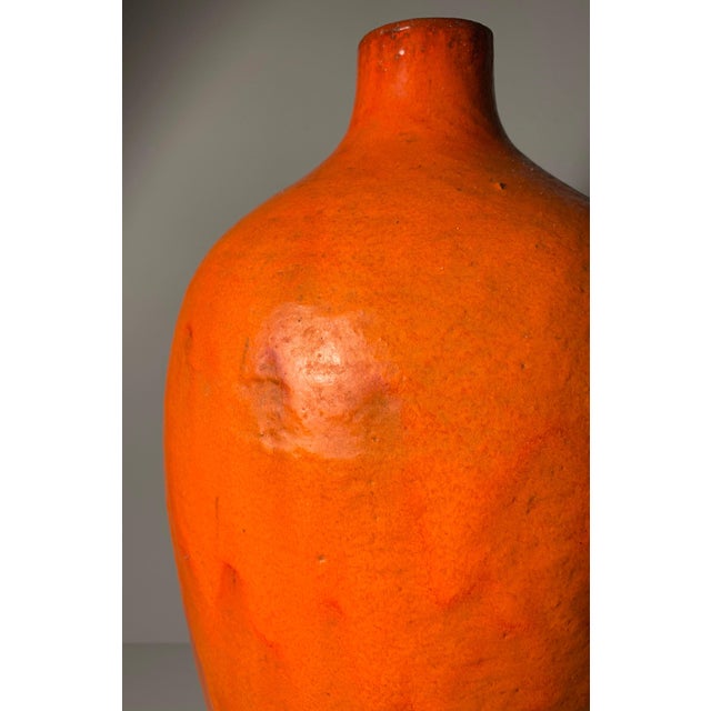 Large Midcentury Italian Ceramic Lamp Attributed to Aldo Londi for Bitossi For Sale - Image 10 of 10