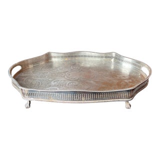 1960s Reed & Barton Silverplate Barware Tray For Sale