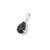 Classic Pear-Cut Cabochon Black Onyx Charm Pendant in 925 Sterling Silver For Sale - Image 4 of 11