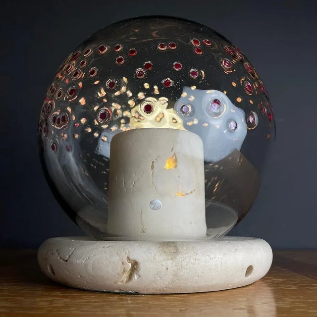 Step into the captivating world of Murano glass with this beautiful table lamp, meticulously crafted by La Murrina in the...