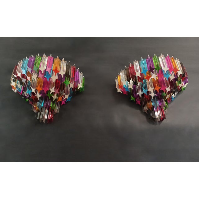 1990s Vintage Murano Wall Sconces, 1990, Set of 2 For Sale - Image 5 of 18