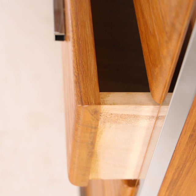 Japanese High Chest of Drawers, 1980s For Sale - Image 4 of 14