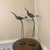 Early 21st Century Early 21st Century Bronze Artist Made Brutalist Style Large Bird Sculpture- a Pair For Sale - Image 5 of 9