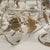 Metal 1960s 24k Gold Encrusted Crystal Iced Tea Footed Tumbler Barware Set - Set of 10 For Sale - Image 7 of 14