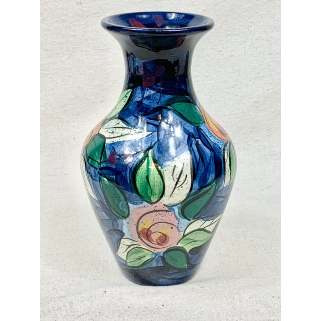 Vintage Gail Pittman Handmade Pottery Vase For Sale - Image 4 of 10