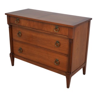 Baker Milling Road Italian Continental 3 Drawer Commode Chest For Sale