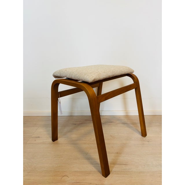 Vintage Ottoman by Ludvik Volak for Ton, Former Czechoslovakia, 1960s For Sale - Image 10 of 12