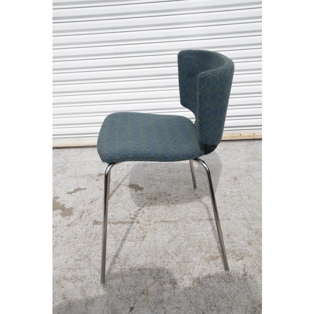 Late 20th Century Marc Krusin MCM Wrapp Side Chairs, Stackable, Chrome Legs, Spain, 2007 For Sale - Image 5 of 17