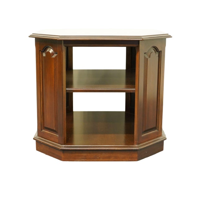 Ethan Allen Georgian Court Traditional Style 26" Tiered Accent End Table 11-8066 - 225 Vintage Finish For Sale In Kansas City - Image 6 of 8