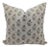Fabdivine Handcrafted Cushion Cover 20x20 Inch Vintage Floral Block Print- Coastal Tulip For Sale
