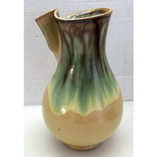 Signed by Marcel Garcia Arroyo MCM Master 11" Ceramic Ribbon Vase For Sale In San Diego - Image 6 of 15