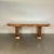 1930's art deco desk with glass top in walnut burr. Would also work as a dining table. In very good vintage condition....