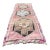 1940s Vintage Caucasian Pink Runner Rug As For Sale