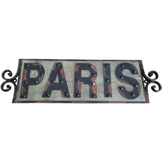 Shabby Chic Paris Sign For Sale