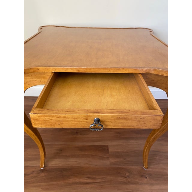 A refined French Country style game table by Minton-Spidell, Los Angeles, designed in a 19th century inspired form. The...