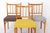 Beige Vintage Beech Dining Chairs, 1960s, Set of 4 For Sale - Image 8 of 12