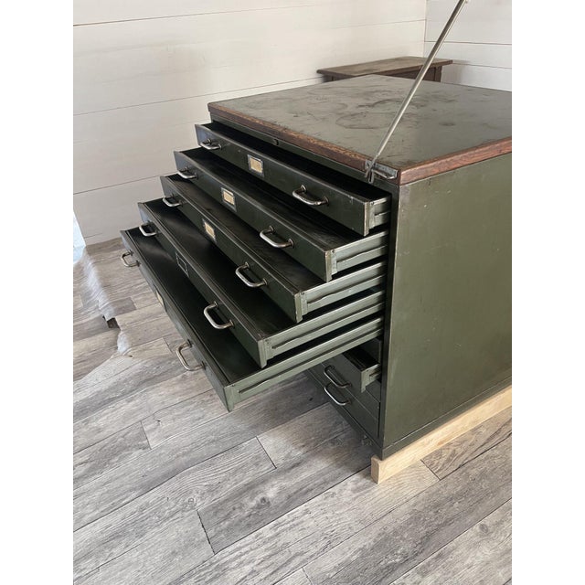 Vintage A-358 Iron Chest of Drawers, 1950 For Sale - Image 10 of 12