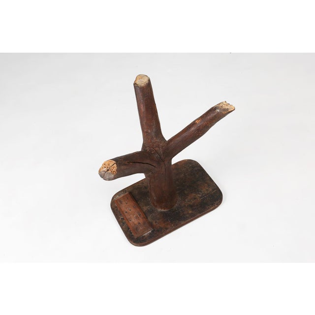 Wooden Stool with Tree Branch Legs, France, 1850s For Sale - Image 10 of 12