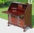 Martin Maddox Antique Maddox Colonial Mahogany Oxbow Slant-Front Secretary Desk – Chippendale Style For Sale - Image 4 of 18