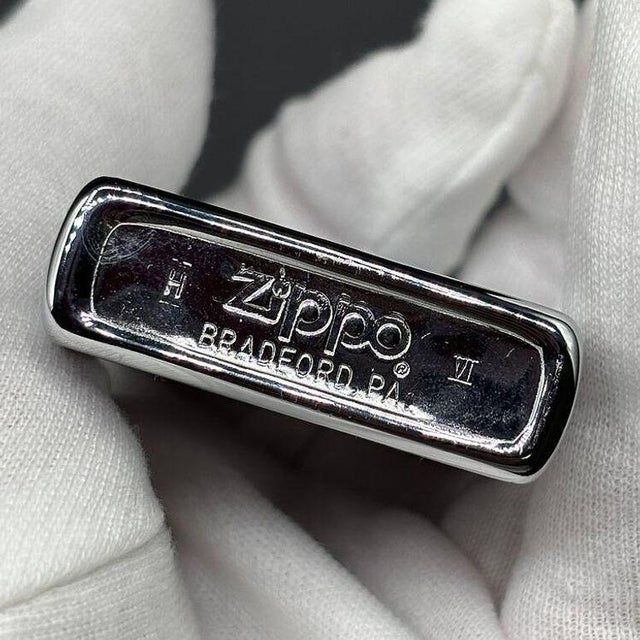 Metal Highly Polished Enamled 1955 Cadillac H6 Zippo Lighter in Original Box For Sale - Image 7 of 7