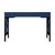 David Francis Chippendale Writing Desk - Navy For Sale - Image 4 of 9