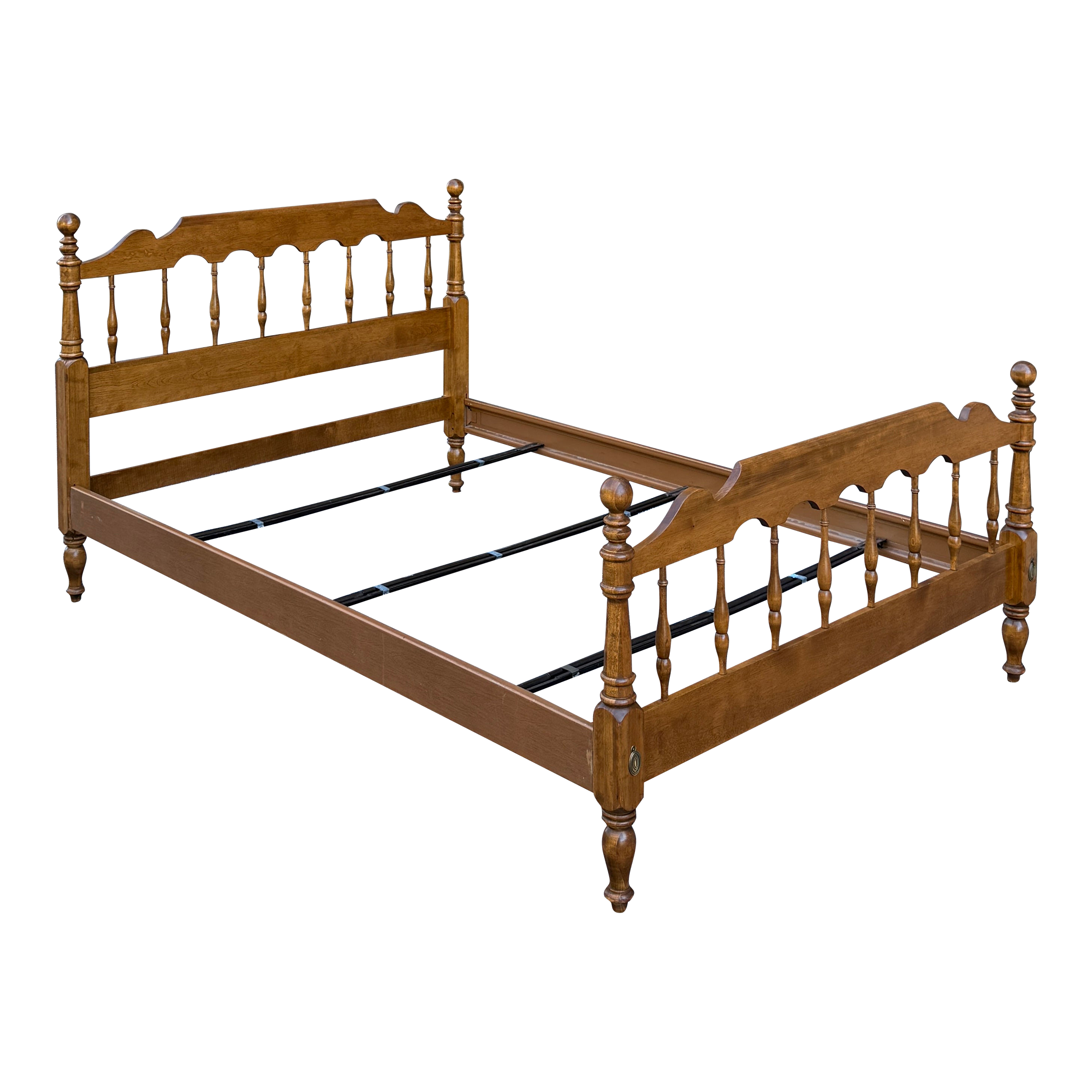 1980s Ethan Allen Heirloom Collection Traditional Solid Maple Full
