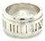 1990s Tiffany & Co Authentic Estate Atlas Ring Size 5 Silver 11 mm For Sale