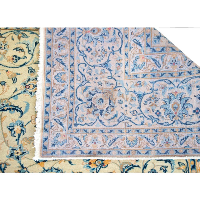 Persian Early 20th Century Persian Kashan Rug For Sale - Image 3 of 14