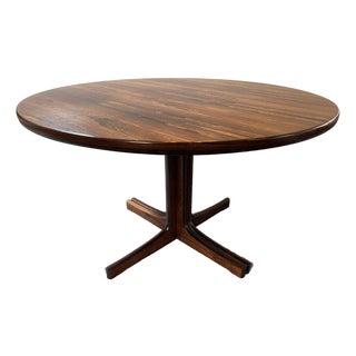 Zebra Wood Extension Dining Table, 48 Inches For Sale