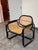 Mid-Century Modern Safavieh Nadie Rattan Accent Chair For Sale - Image 3 of 12