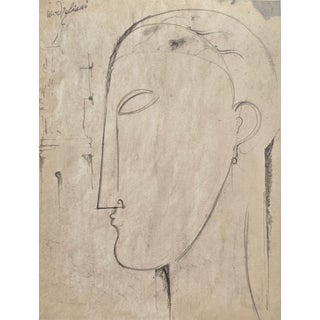 A. Modigliani, Testa di Cariatide, Lithograph For Sale