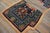 1930s Blue Navy Geometric Antique Horse Cover Rug 2'2"x4'4" Handknotted Wool Carpet For Sale - Image 9 of 10