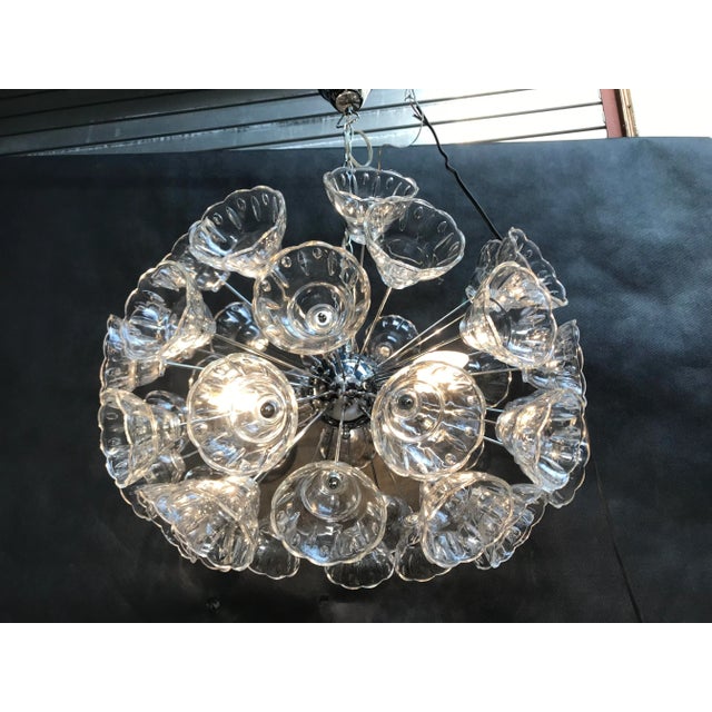 Sputnik Crystal Ceiling Lamp in Chrome For Sale - Image 17 of 18