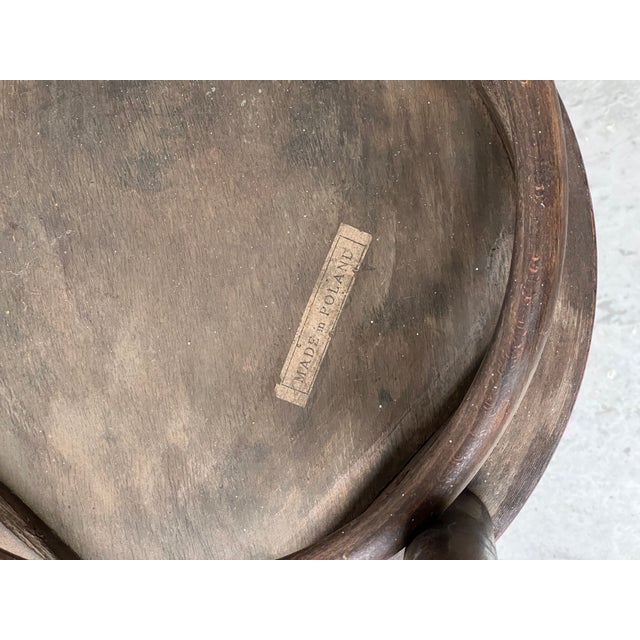 Brown Antique Bentwood Bistro Chairs from Mundus, 1890s, Set of 6 For Sale - Image 8 of 11
