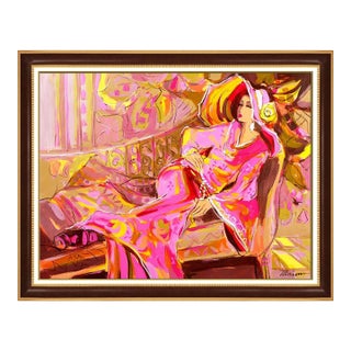 Late 20th Century Dressed in Pink, Isaac Maimon For Sale