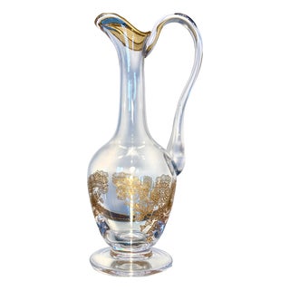 Vintage French Crystal Pitcher from Sèvres, 2010s For Sale